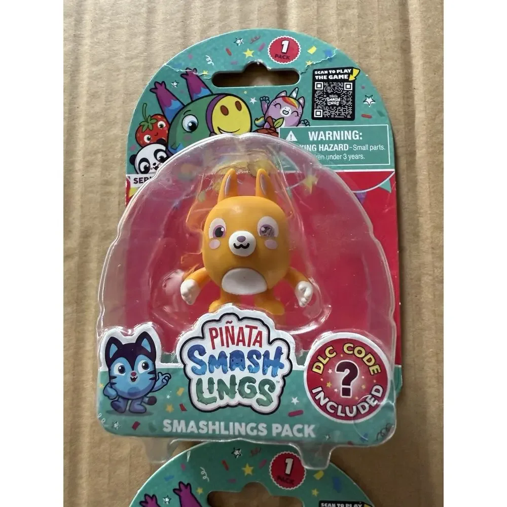 4 Pack Pinata SMASHLINGS FIGURES TOYS GIFTS KIDS Gamers Codes
